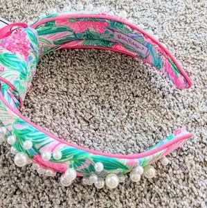 Lilly Pulitzer Pearl Embellished Knotted Headband Coming In Hot Lilly Pulitzer | Accessories | Nwt Lilly Pulitzer  main image 3